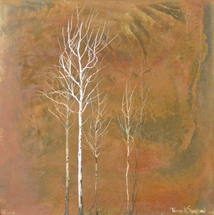 Framed Forest Fire Print