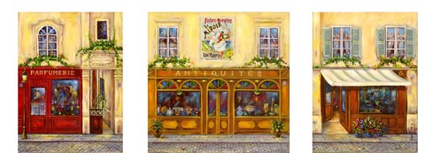 Framed Paris Triptych B Print