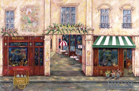 Framed Summer in Paris Print