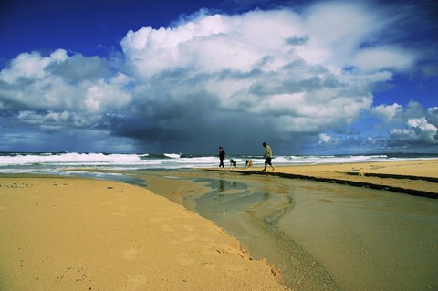 Framed Beach Tales 4 Print