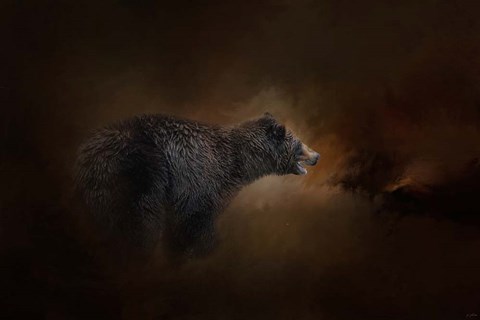 Framed Moonlight Run Print