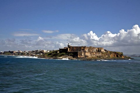 Framed El Morro, San Juan Puerto Rico Print