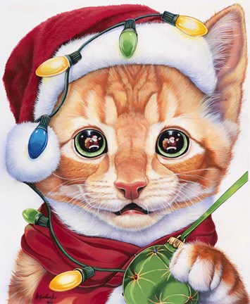 Framed Uh Oh! Santa! Print