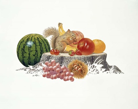 Framed Fruits Fiesta Print