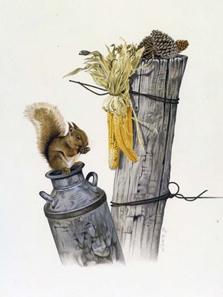 Framed Feeding Time Print