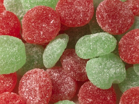 Framed Candy IV Print