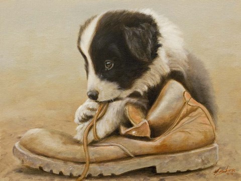 Framed Chewing Print