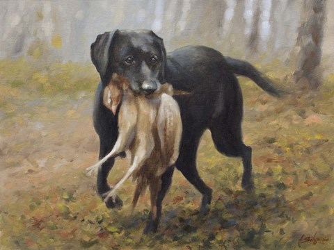 Framed Game Hunter Print