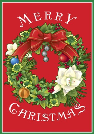 Framed Merry Christmas Print