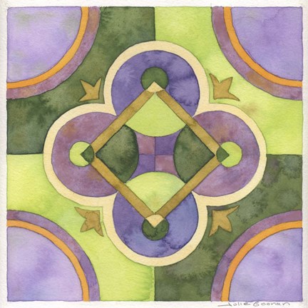 Framed Geometry &amp; Color 5 Print