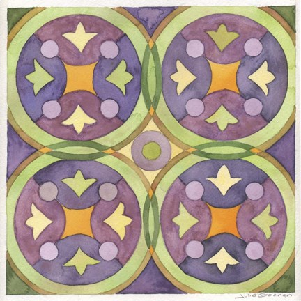 Framed Geometry &amp; Color 7 Print