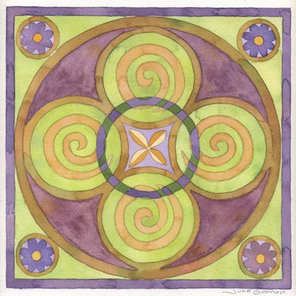 Framed Geometry &amp; Color 8 Print