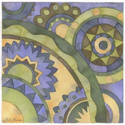 Framed Geometry &amp; Color Part 2 - # 2 Print