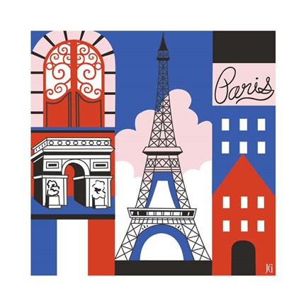 Framed Paris Print Print