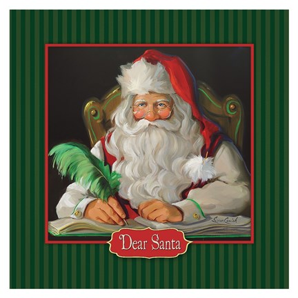 Framed Dear Santa Print
