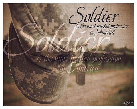 Framed Soldier Print