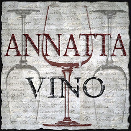 Framed Annatto Vino Print