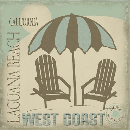 Framed Laguana Beach Print