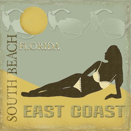 Framed South Beach Print