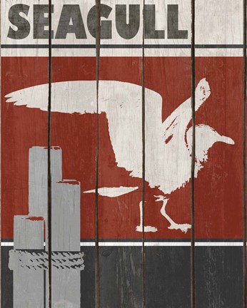 Framed Seagull Print
