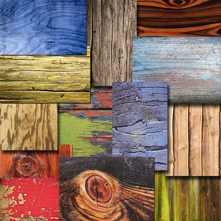 Framed Layered Wood Print