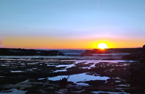 Framed Australian Sunrise Print