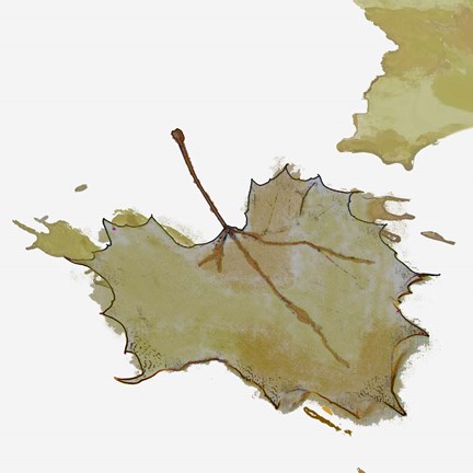 Framed Fall Leaf 2 Print