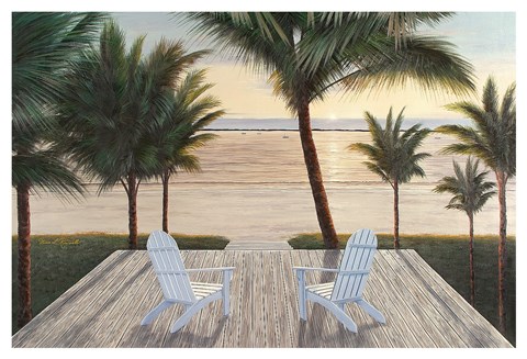 Framed Palm Beach Retreat Print