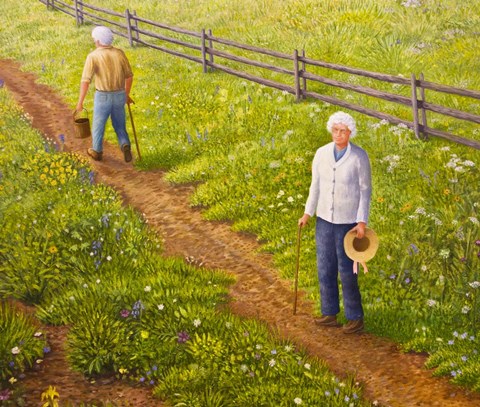 Framed Treasured Memories section 4 Print