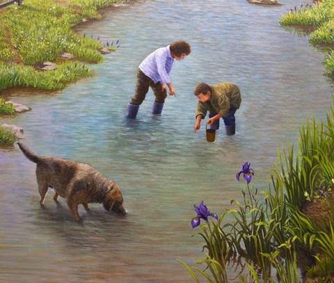 Framed Treasured Memories section 5 Print