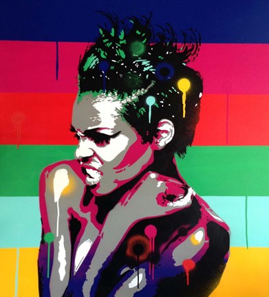 Framed Afro Punk 1 Print