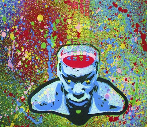 Framed Alphabet Soup Print