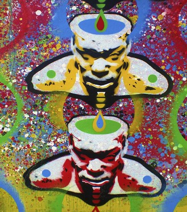 Framed Brain Soup 1 Print