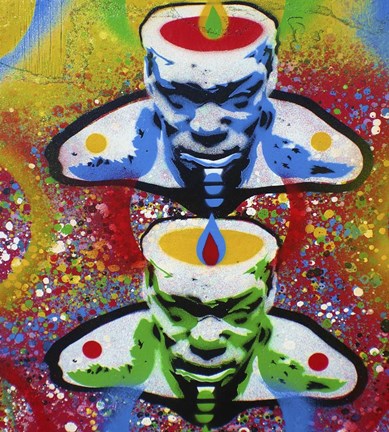 Framed Brain Soup 2 Print