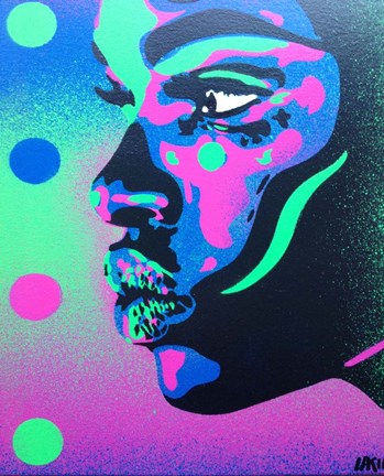 Framed Kiss Series 2 Spots Print