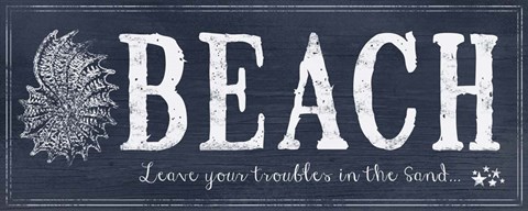 Framed Beach 2 Print