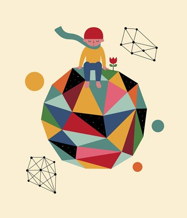 Framed Lonely Planet Print