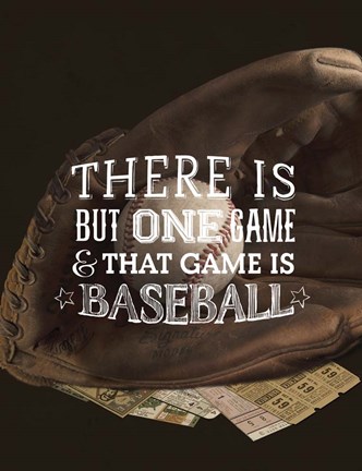 Framed There is One Game Print