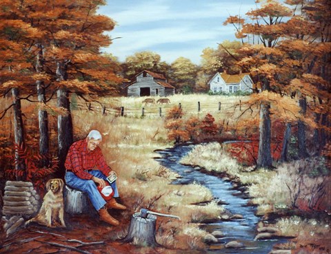 Framed Autumn Blessings Print