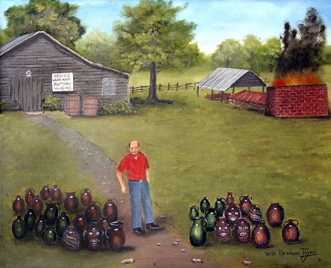 Framed Burlon Craig's Place Print