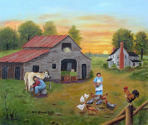 Framed Early Morning Print