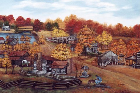 Framed Hart Square Print