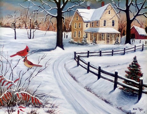 Framed Heather Brook Print