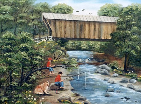 Framed Pastime Print