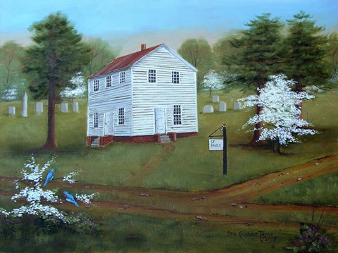 Framed Old St. Paul&#39;s in the Spring Print