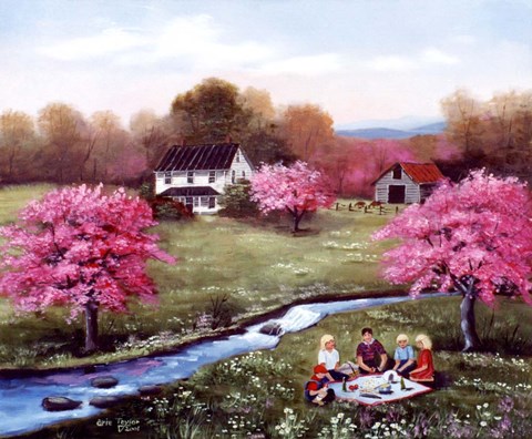 Framed Picnic Print