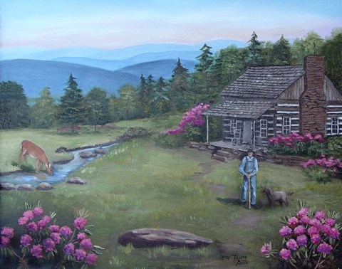 Framed Mountain Life Print