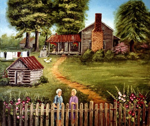 Framed Blanton Place Print