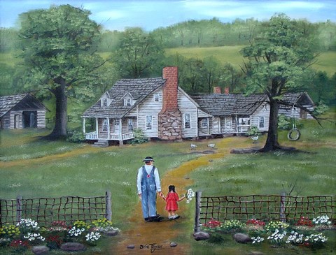 Framed Going To Grandpa's 2 Print