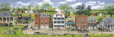 Framed Depot Street Print